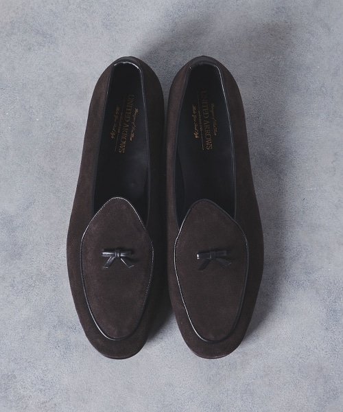 UA 麂皮絨蝴蝶結樂福鞋 Belgian Shoes