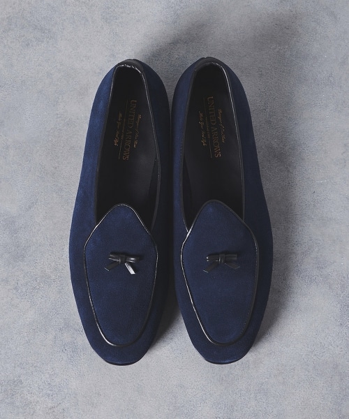 UA 麂皮絨蝴蝶結樂福鞋 Belgian Shoes