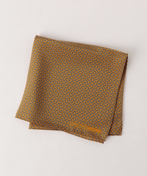 <ERRICO FORMICOLA> PRNT KMN CHF1 絲質碎花口袋巾
