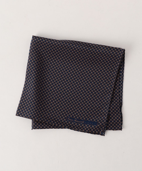 <ERRICO FORMICOLA> PRNT KMN CHF1 絲質碎花口袋巾