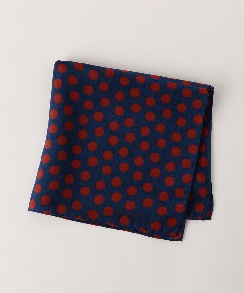 <ERRICO FORMICOLA> PRNT DOT CHF2 圓點印花口袋巾