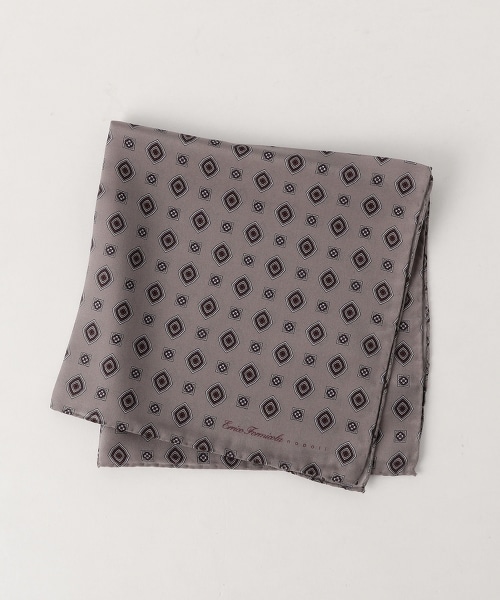 <ERRICO FORMICOLA> PRNT KMN CHF4 碎花印花口袋巾