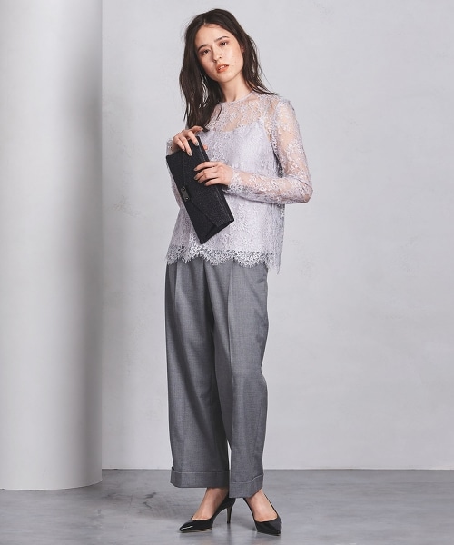 ○UWSC T/R 九分直筒褲 17FW