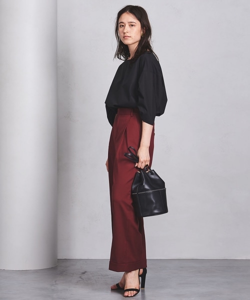 ○UWSC T/R 九分直筒褲 17FW