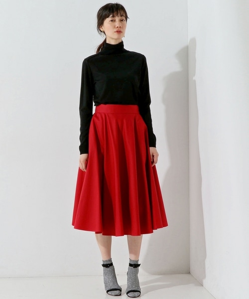 ○UWCS 圓形喇叭長裙 17FW