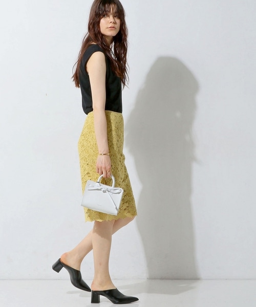 ○UBCE 全蕾絲窄裙 17FW