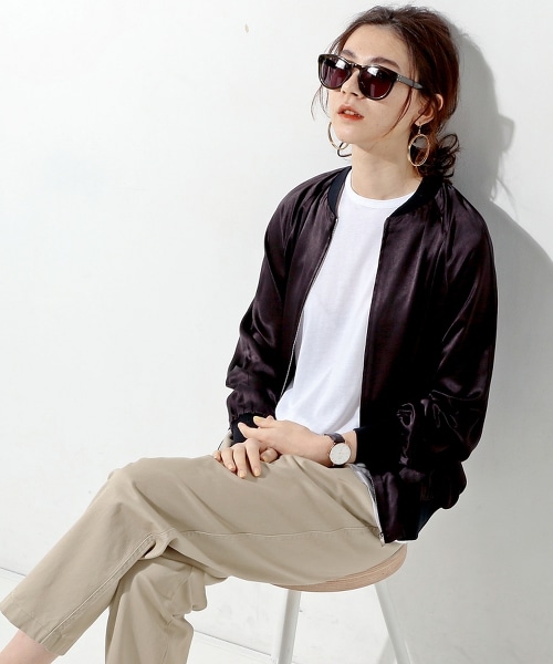 UWBT 絲緞布勞森外套(BLOUSON)