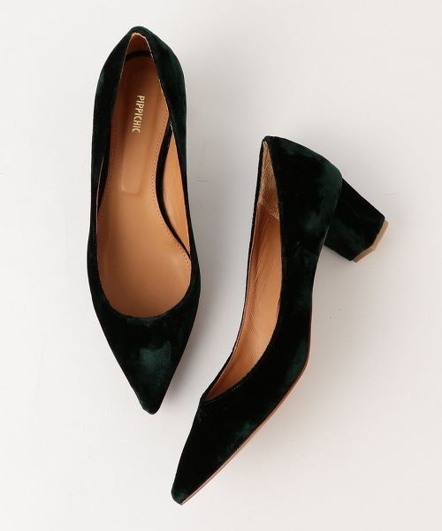 <PIPPICHIC>CHRISTEL 尖頭粗跟包鞋PUMPS