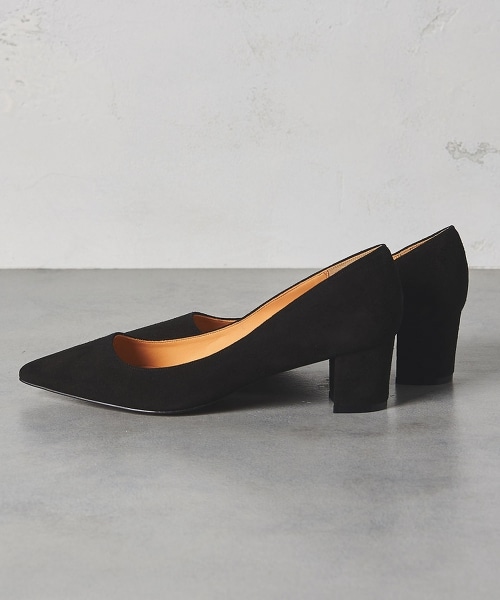 □UBCB 尖頭粗跟包鞋PUMPS