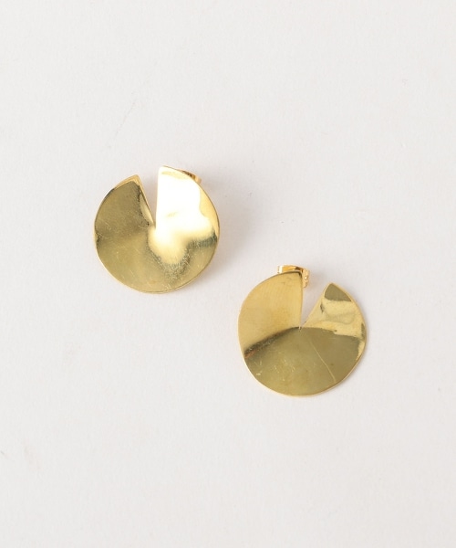 <SOKO>SIA金色鉚釘耳環