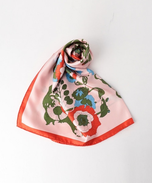 <manipuri>絲質印花方巾88×88