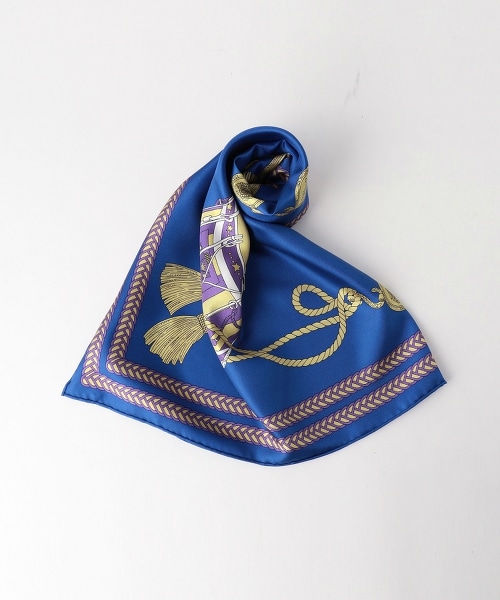 <manipuri>絲質印花方巾88×88