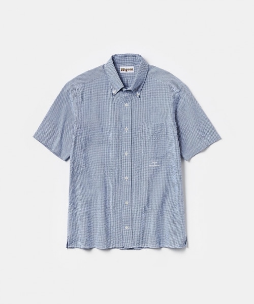 NIGOLD by UNITED ARROWS SCR/GGM BD S/SL 扣領半袖襯衫