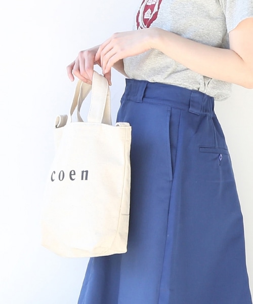 【2018春夏新品 S號】coen2WAY LOGO托特包