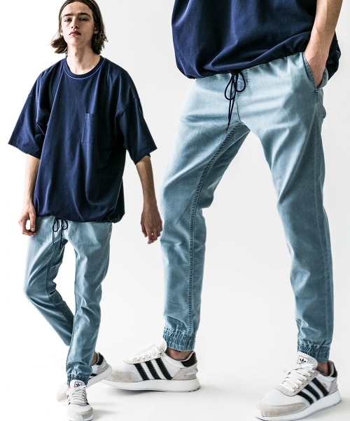 <monkey time> ST TCR TWILL SKINNY JOGGER/窄管 縮口褲