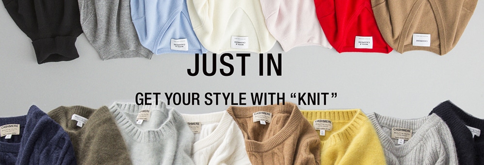 JUST IN -GET YOUR STYLE WITH ''KNIT''- 