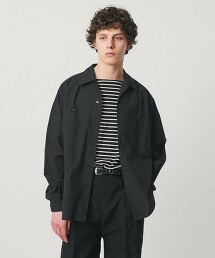 羽毛府綢寬鬆襯衫