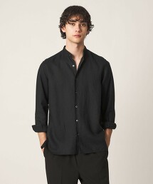 LIBECO 亞麻立領襯衫