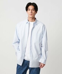 CARIBIANA-MILL'S 府綢標準領襯衫