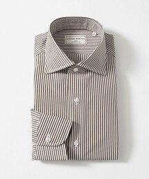 THOMAS MASON 倫敦直條紋寬角領襯衫 日本製