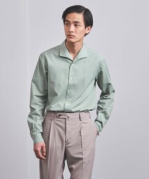 ＜UNITED ARROWS＞ 棉/萊賽爾纖維 開領襯衫 日本製