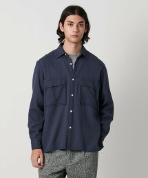 【特別訂製】＜:colon＞人字紋雙口袋襯衫 日本製
