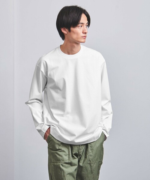 涼感羅馬布長袖T恤 抗菌防臭