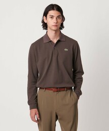 ＜LACOSTE＞長袖珠地布開襟領上衣 日本製