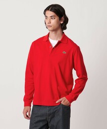 ＜LACOSTE＞長袖珠地布開襟領上衣 日本製
