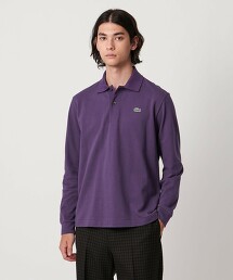 ＜LACOSTE＞長袖珠地布開襟領上衣 日本製