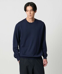 細針腳圓領針織