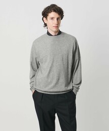 喀什米爾羊毛細針腳圓領針織