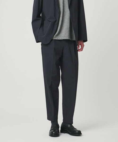 Weather Comfort 防潑水塔夫綢1打摺彈性Carrot長褲 