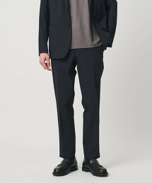 Weather Comfort 防潑水塔夫綢側縮褶彈性西裝褲