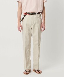 棉亞麻帆布清爽5口袋長褲