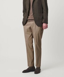 COOL MOTION 緹花側邊可調整無摺彈性西裝褲 COMFORT EASY‐MODEL 涼感・吸水速乾