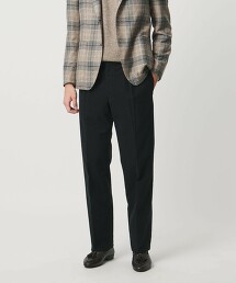 厚棉布打摺西裝褲