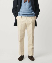 厚棉布打摺西裝褲