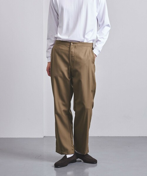 <UNITED ARROWS> 羊毛 輕便主廚褲
