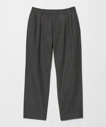 【特別訂製】＜:colon＞粗花呢箱型打摺長褲 日本製