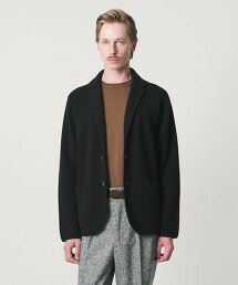＜SOVEREIGN＞ 羊毛喀什米爾羊毛針織外套