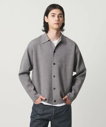 羊毛喀什米爾羊毛POLO領開襟衫