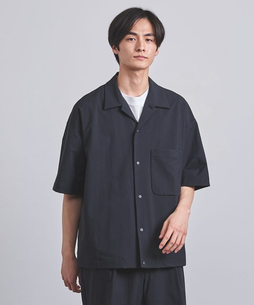 <UNITED ARROWS> 棉尼龍 2WAY 襯衫