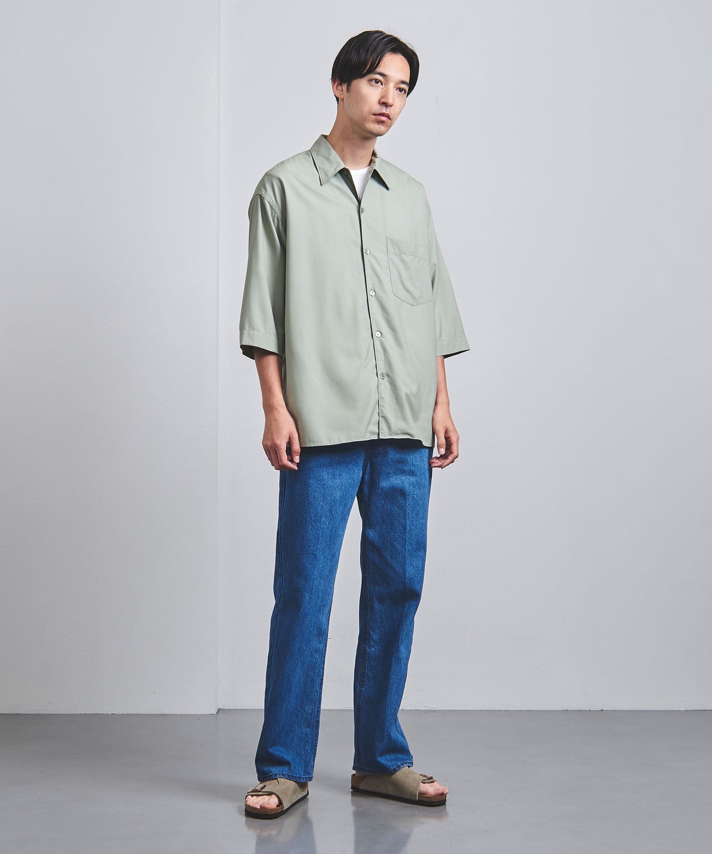 夏日羊毛5分袖襯衫｜UNITED ARROWS MENS｜UNITED ARROWS LTD. 官方購物網站