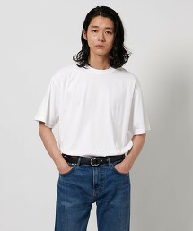 夏日絲光加工平滑圓領T恤 日本製