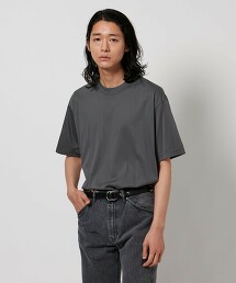 夏日絲光加工平滑圓領T恤 日本製