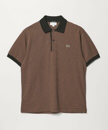 【特別訂製】＜LACOSTE＞橫條紋開襟領POLO衫 日本製