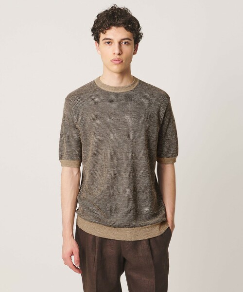 ＜SOVEREIGN＞蜂巢樣式針織T恤