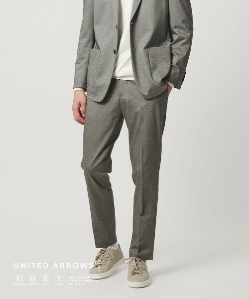 高密度雙面針織無摺彈性西裝褲 UA COZY