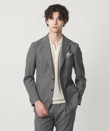 千鳥格花紋單排3釦西裝外套 R-MODEL